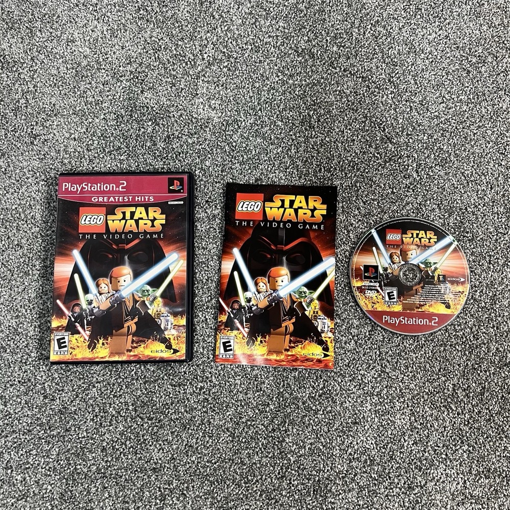 LEGO Star Wars The Video Game PS2 Greatest Hits CIB Complete w Manual